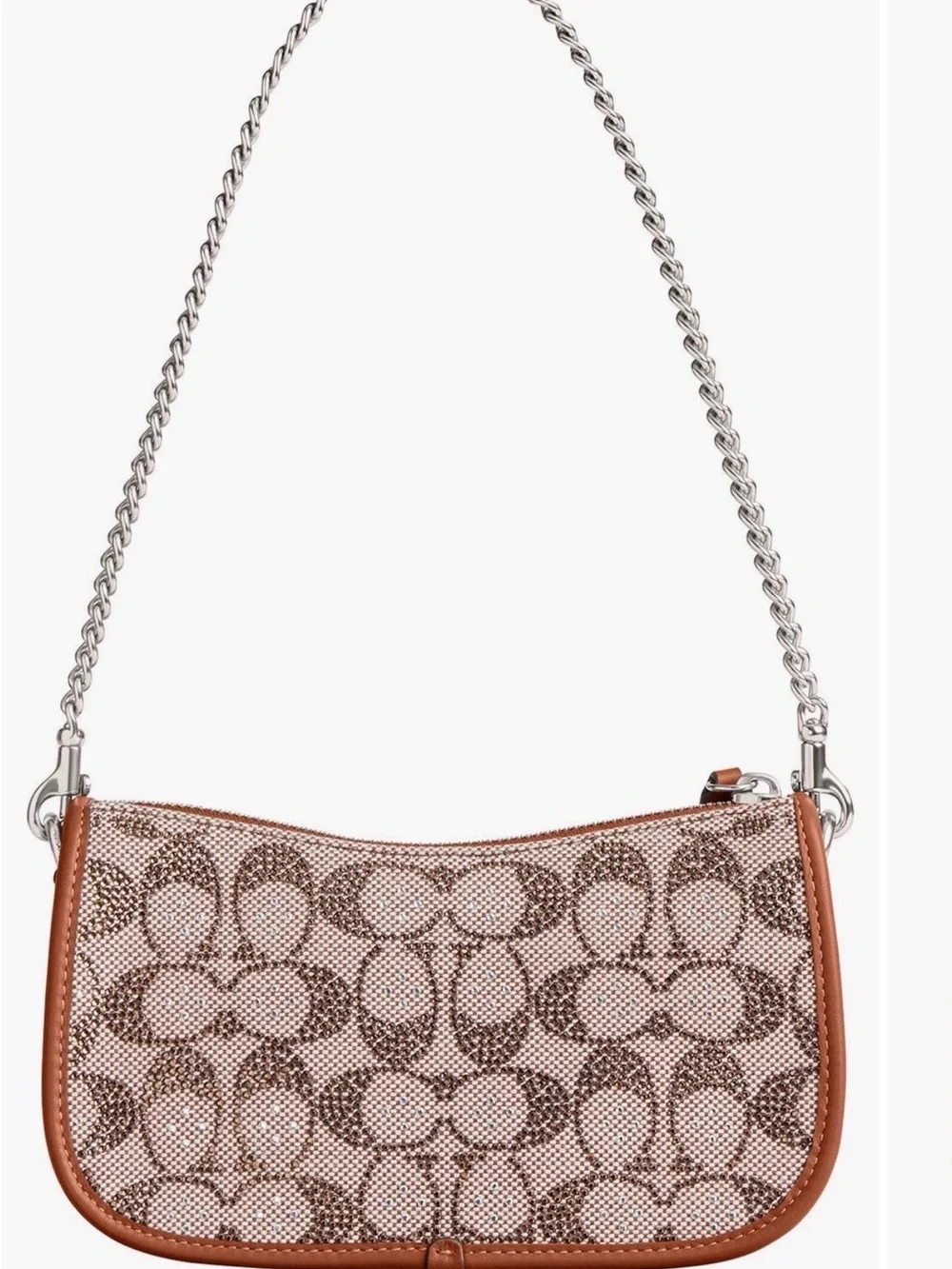 Coach Swinger 20 bag in crystal signature bag